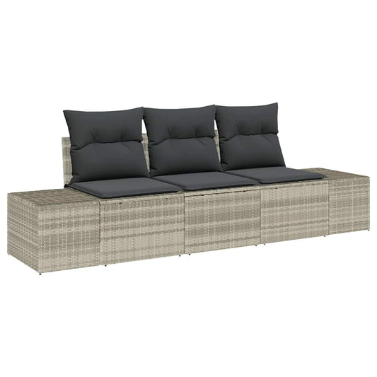 Tuin Sofa Set Met Kussen Met Opslag 3 Pcs