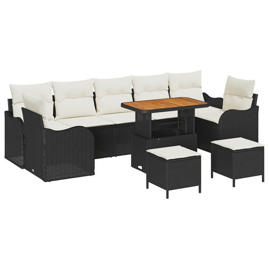 Tuin Sofa Set 10 Pcs Poly Rattan