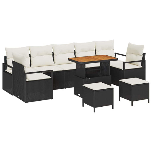 Tuin Sofa Set Met Opslag 10 Pcs Poly Riet