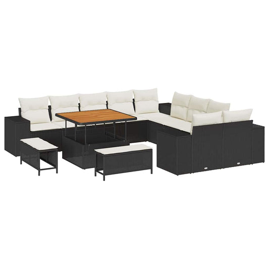 Tuin Sofa Set 13 Pcs En Crème 100 X 100 X 71 Cm