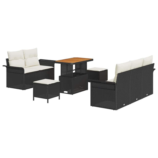 Tuin Sofa Set Met Kussen 8 Pcs En Crème 90 X 55 X 71 Cm