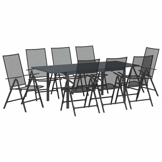 Tuin Eetset 9 Pcs Staal