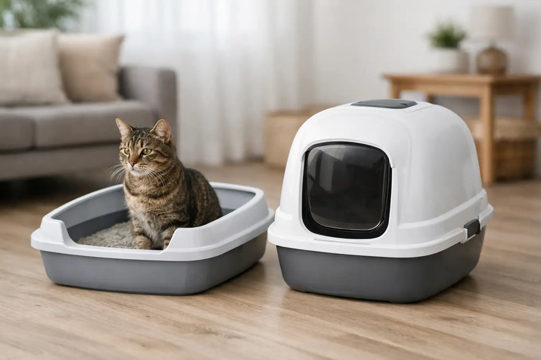 Kattenbak open of gesloten: wat past beter?