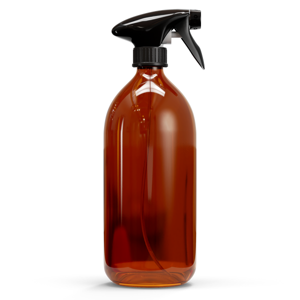 Glazen fles - Bruin (incl. varierende doppen)