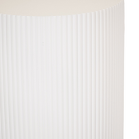 Bijzettafel /Pilaar- Cilinder - MDF - Wit - 30x30x65cm