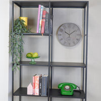 Klok- Wandklok Cijfers- Taupe - 30x30x4cm