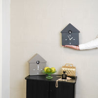 Klok- Wandklok Koekoeksklok - Taupe - 24x27x9cm