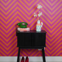 Vaas - Bloemenvaas Vissen- Dolomiet - Mintgroen/Wit/Oranje - 14x11,5x18,5cm