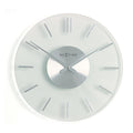 Wall clock -  26 cm - Aluminum - Glass - 'Stripe'