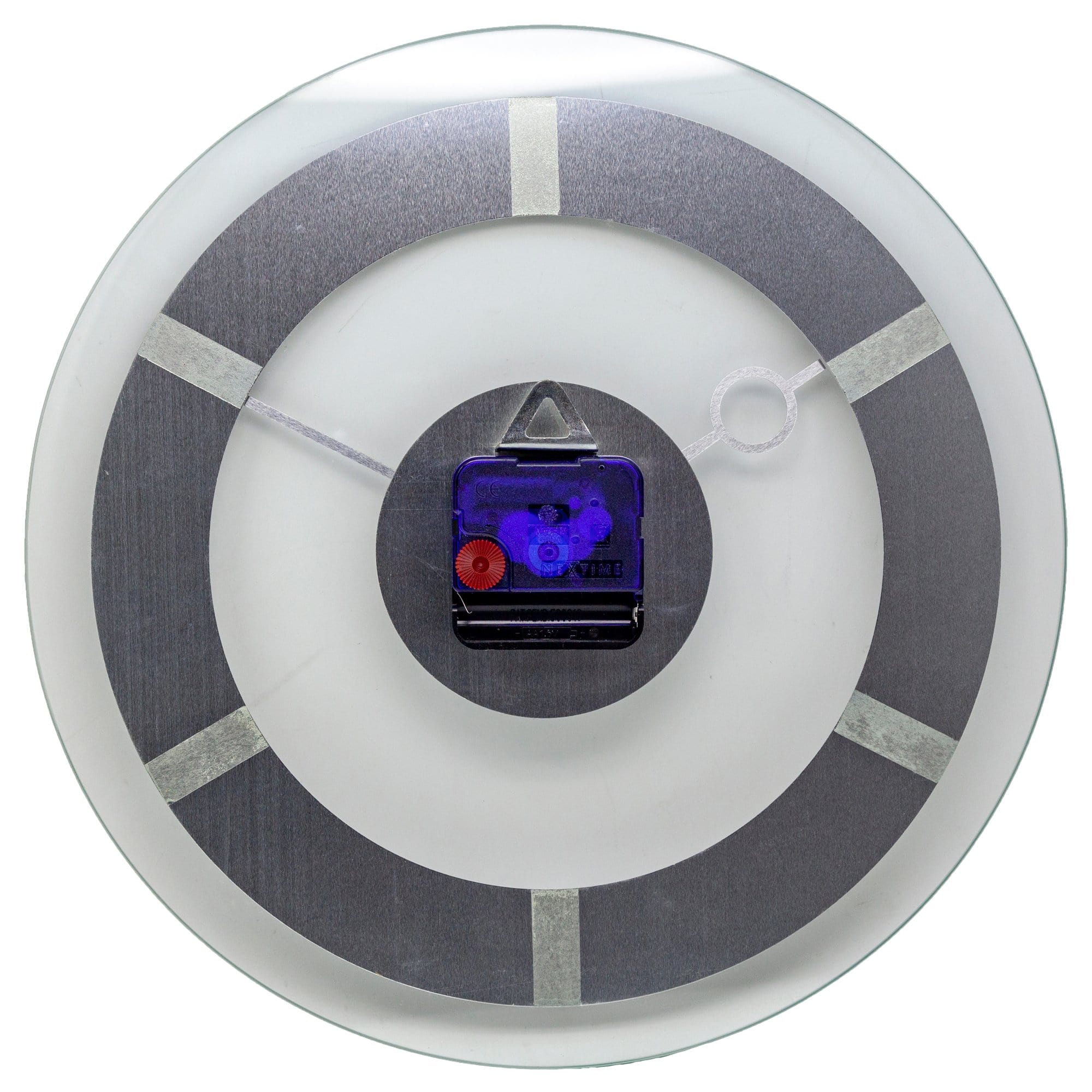 Wall clock -  31 cm - Metal - Glass - 'Retro'
