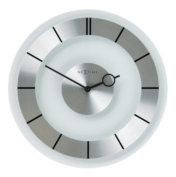 Wall clock -  31 cm - Glass -  'Retro'