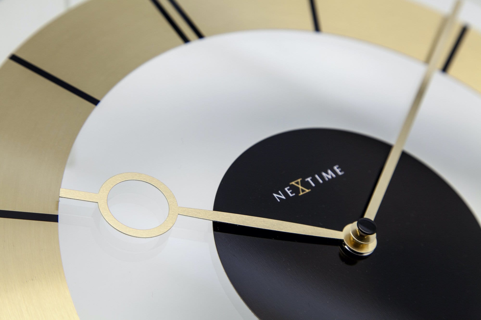 Wall clock -  31 cm - Glass -  'Retro'
