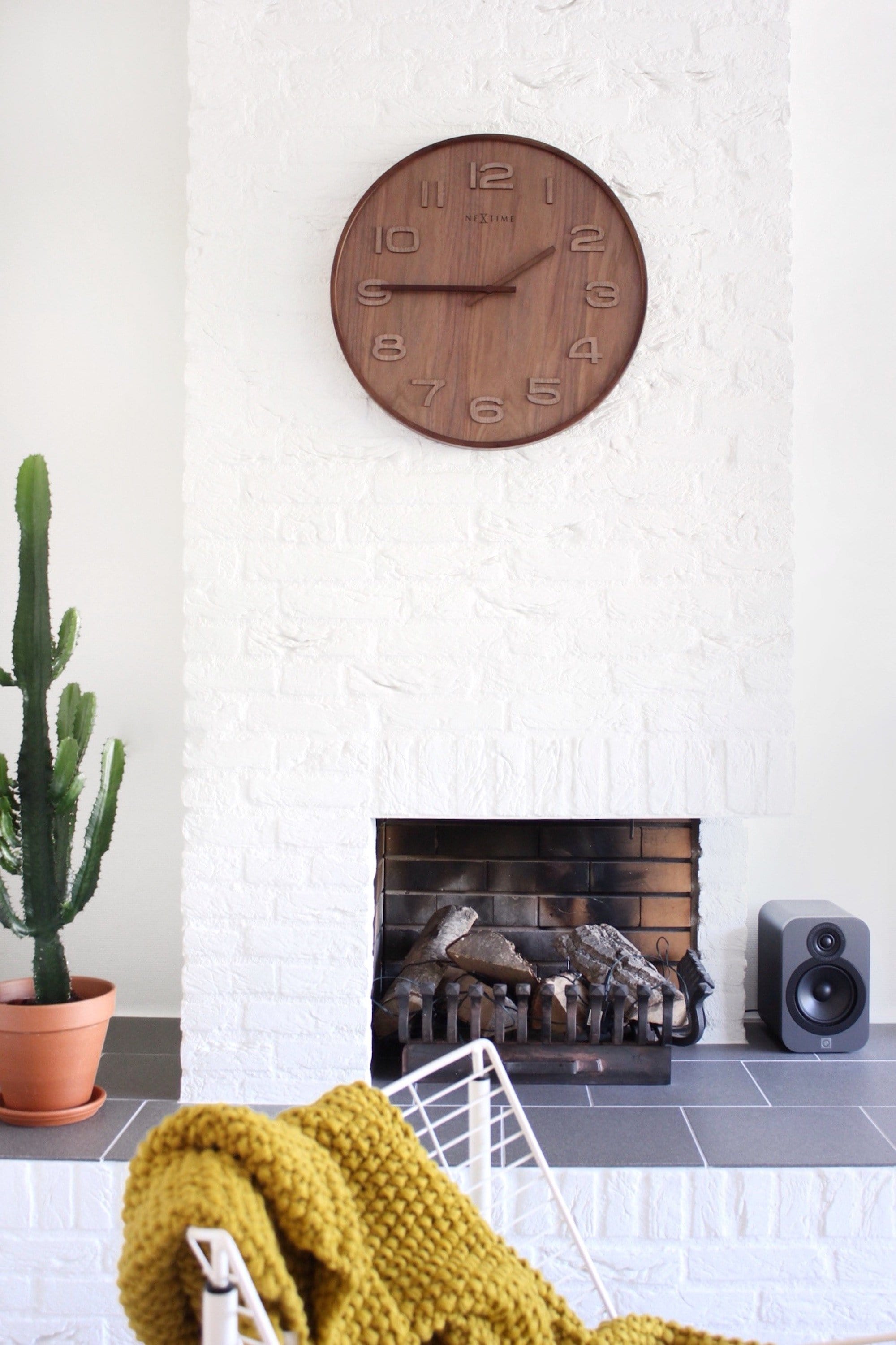Wall clock -  35 cm - Wood -  'Wood Wood Medium'