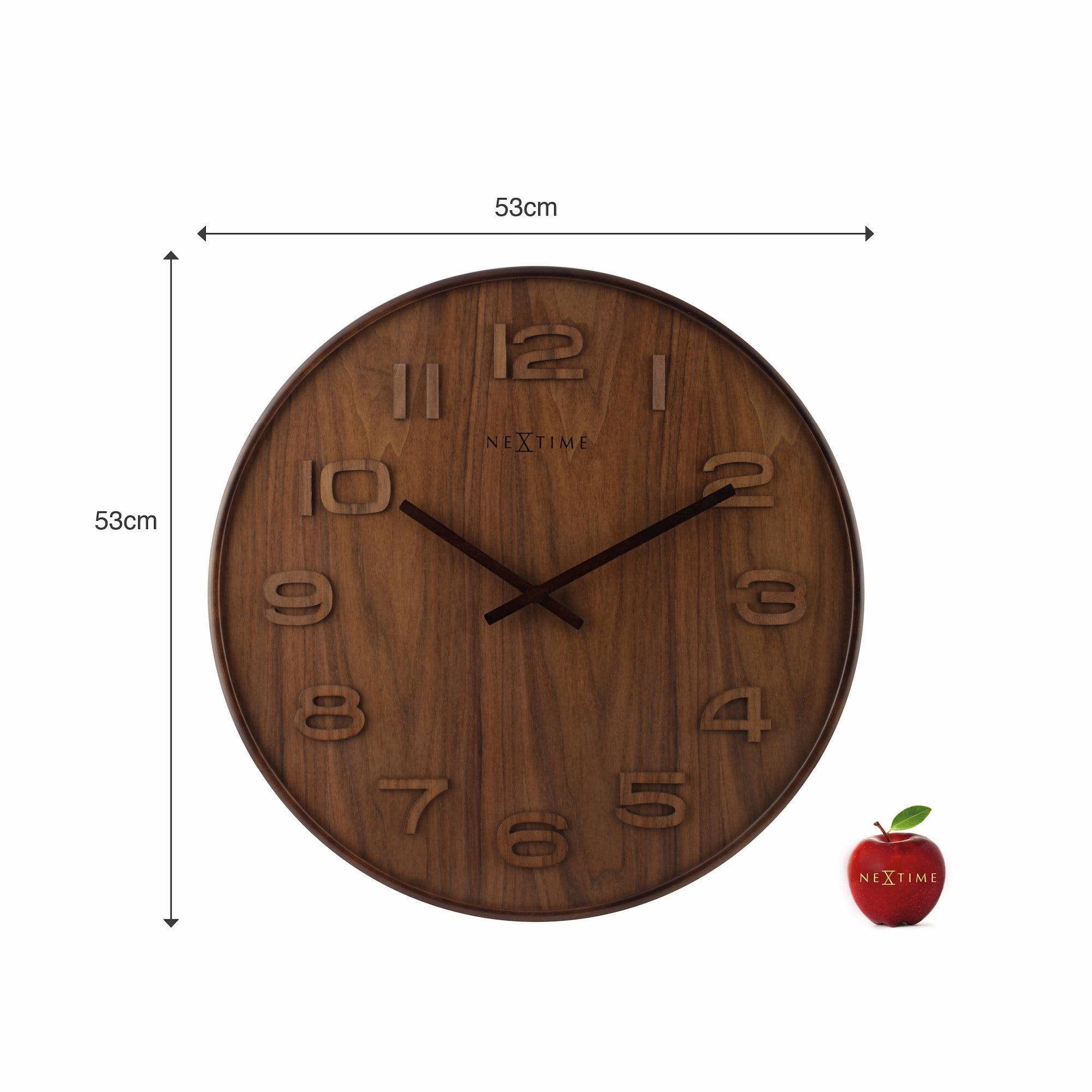 Wall clock -  35 cm - Wood -  'Wood Wood Medium'