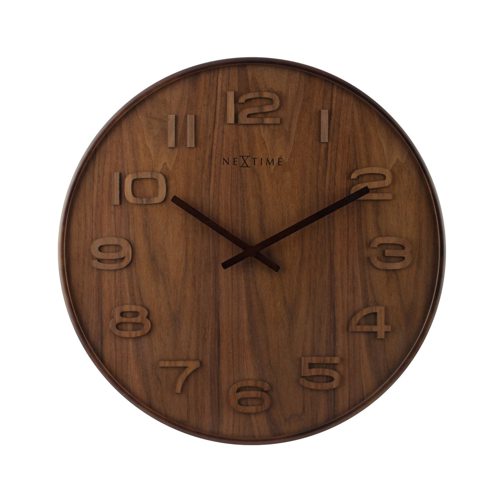 Wall clock -  35 cm - Wood -  'Wood Wood Medium'