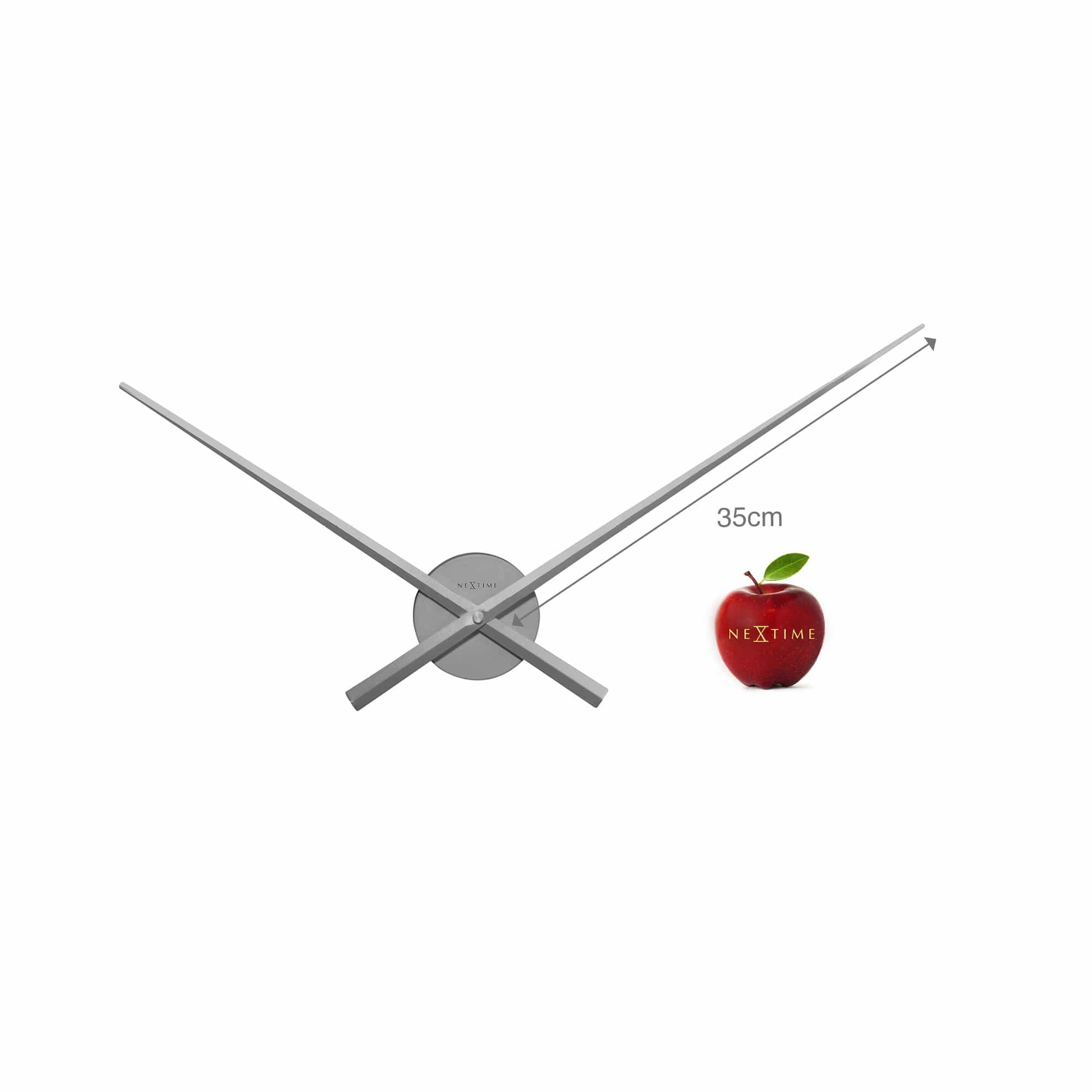 Wall clock -  70 cm -  Aluminum -  'Hands'