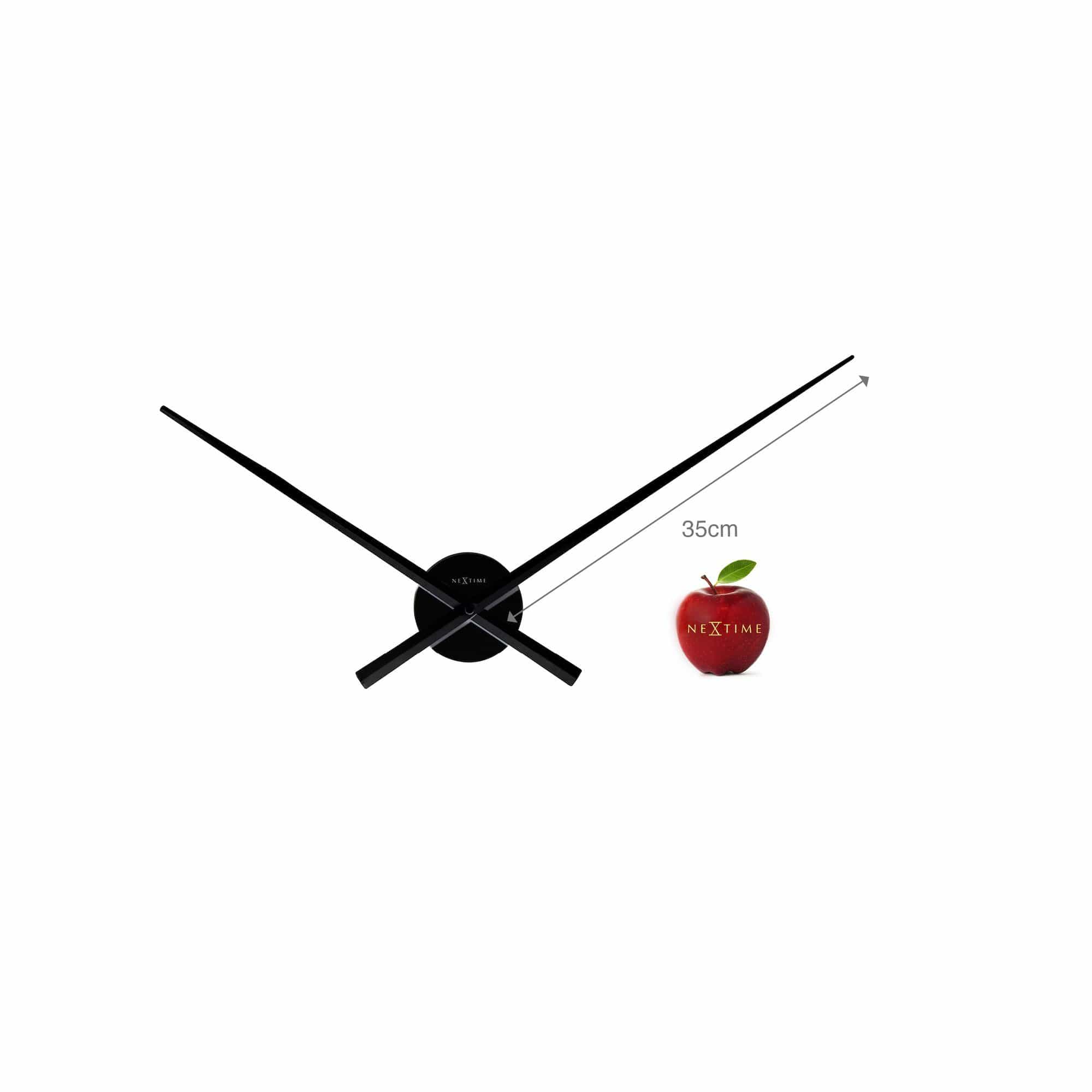 Wall clock -  70 cm -  Aluminum -  'Hands'