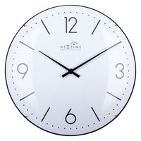 Wall clock 35cm-Radio Controlled (DCF)-Dome Glass- "Atomic"