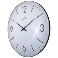 Wall clock 35cm-Radio Controlled (DCF)-Dome Glass- "Atomic"