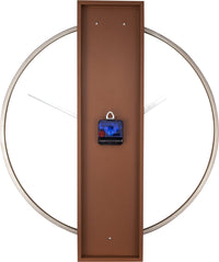 Wall clock - 50.8 x 58.2 x4.3 cm - Wood/Steel