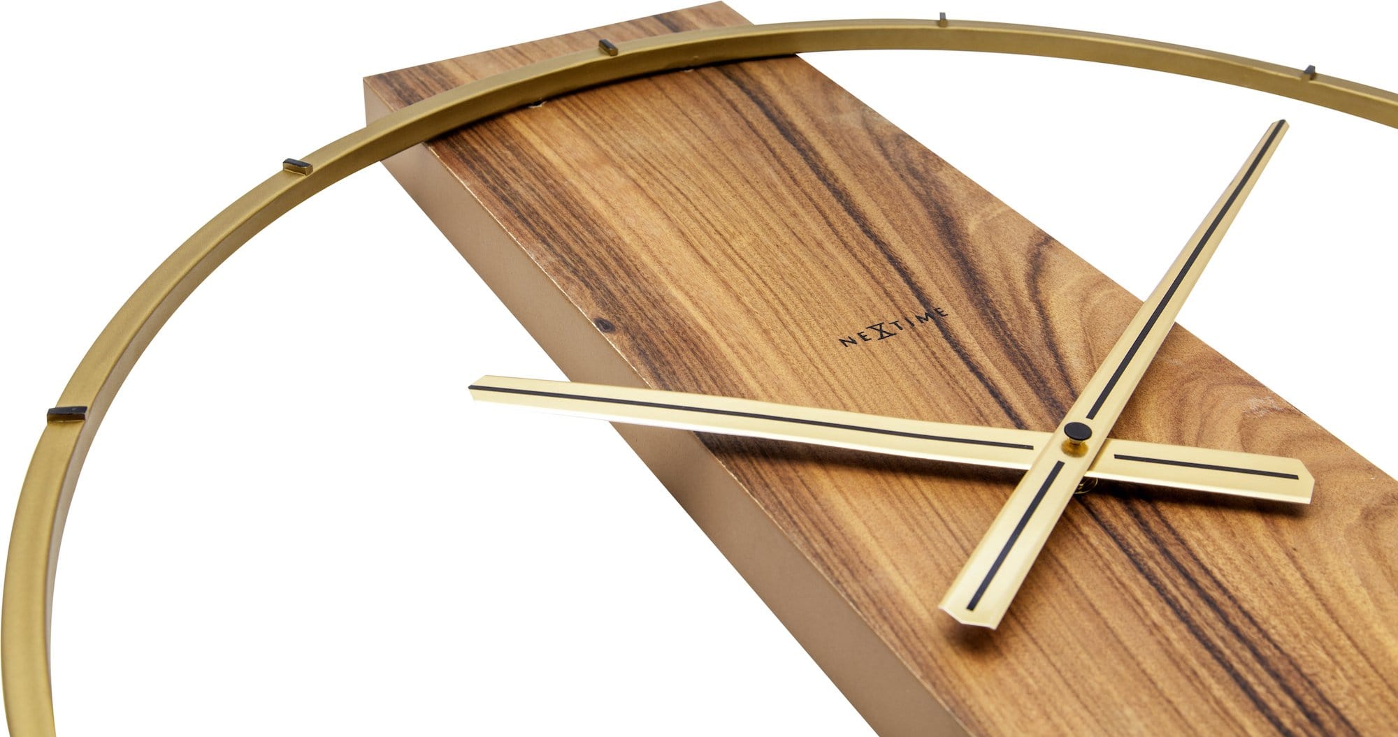 Wall clock - 50.8 x 58.2 x4.3 cm - Wood/Steel