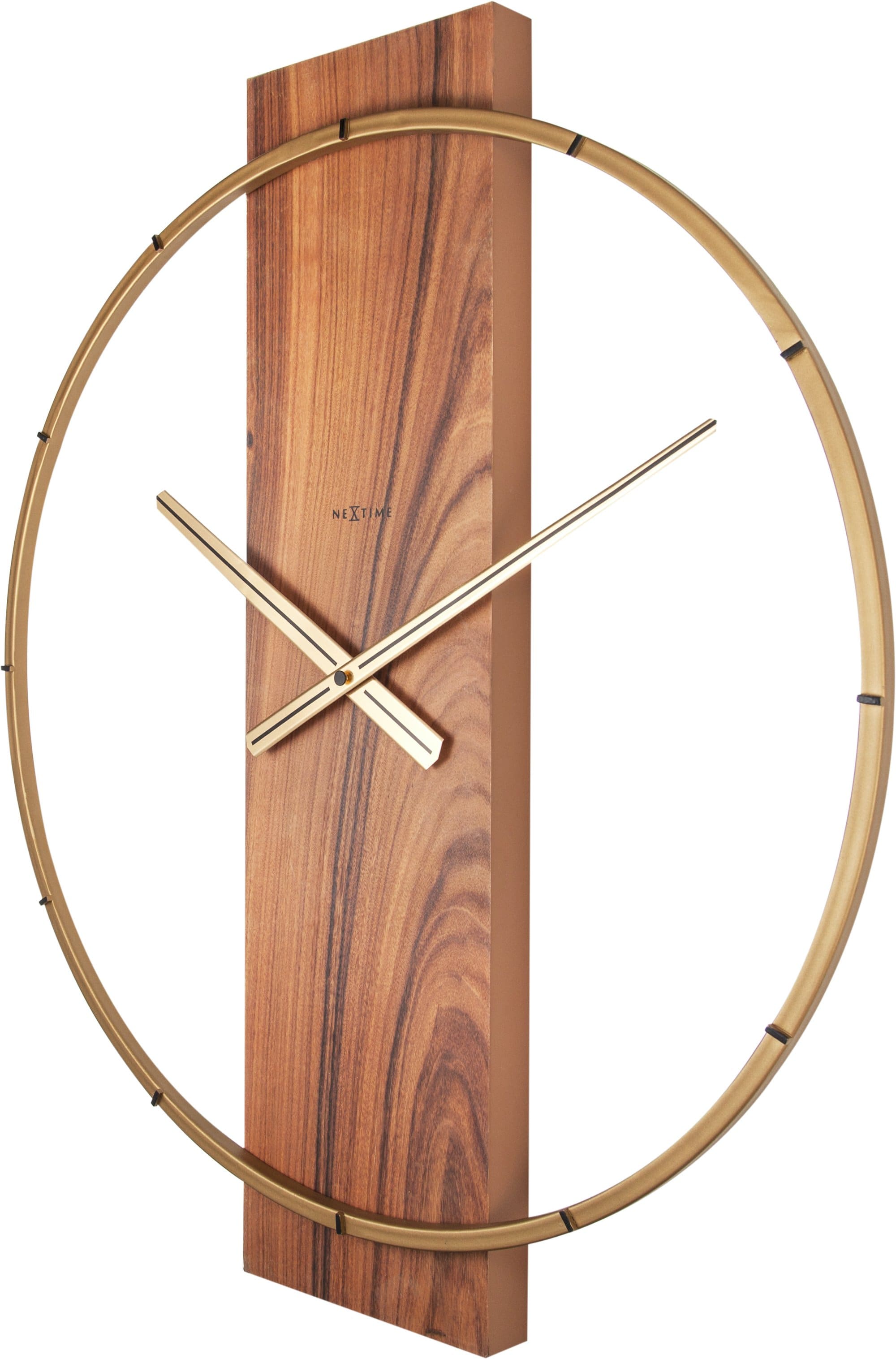 Wall clock - 50.8 x 58.2 x4.3 cm - Wood/Steel