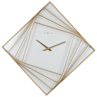 Large Square Wall Clock - 85x85cm -  Metal - Turning Square