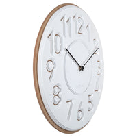 Japanese Design Wall Clock - Concrete/Wood - 30cm - Taimingu
