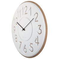Japanese Design Wall Clock - Concrete/Wood - 30cm - Taimingu