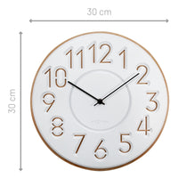 Japanese Design Wall Clock - Concrete/Wood - 30cm - Taimingu