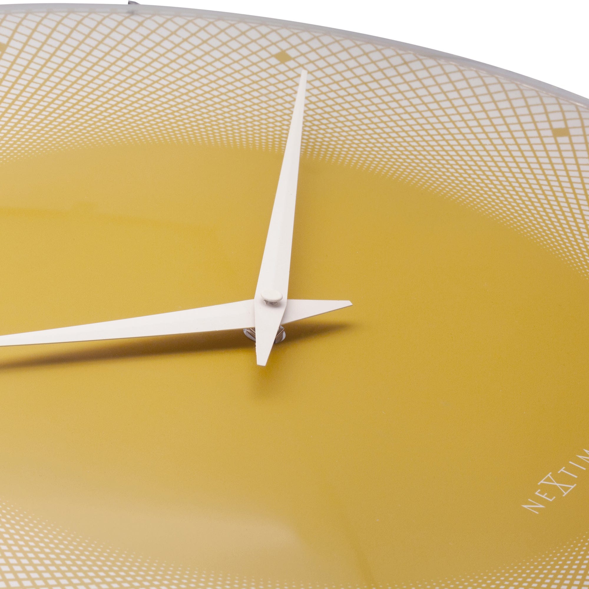 Large Wall Clock 50cm Domed Glass Lens - Silent - Glass - "Deep 50"