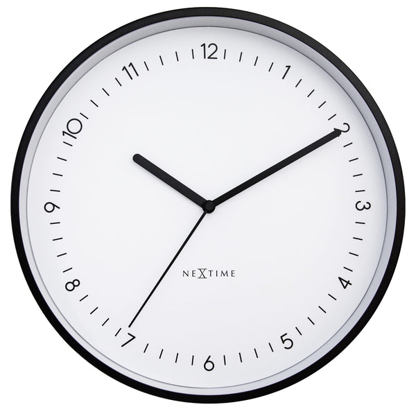 Wall clock 30cm - Silent - Aluminium - "Berlin"
