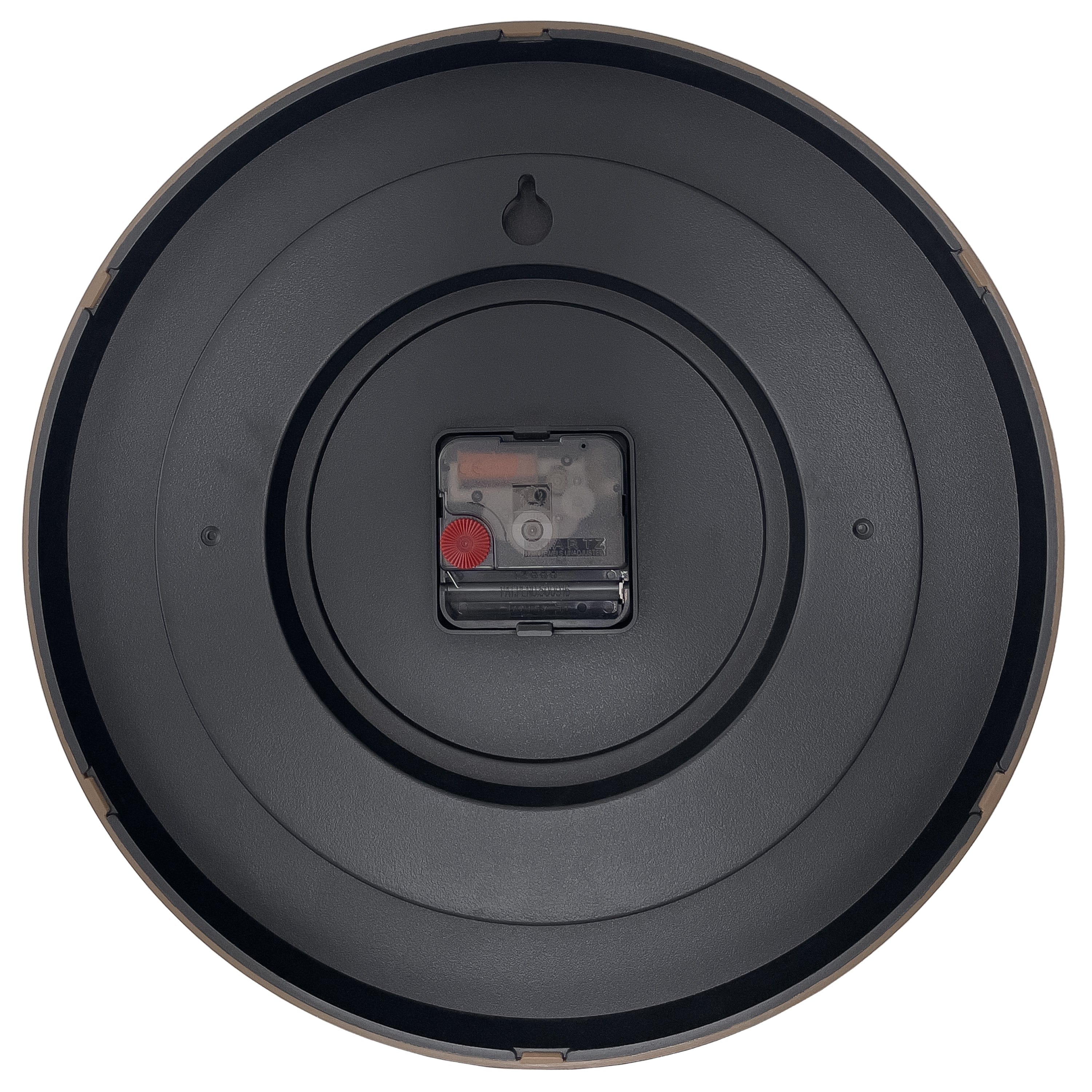 Wall clock 30cm-Silent-Black/White-Plastic-NeXtime 'Dickens'