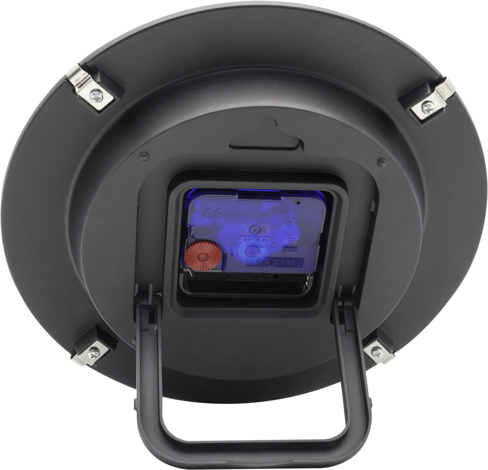 Wall clock/ Table clock-  20 cm- Glass - Dome Shaped Glass- 'Big Stripe Mini Dome'