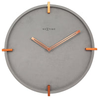 Wall clock -  32 cm - Concrete - 'Mohawk Wall'