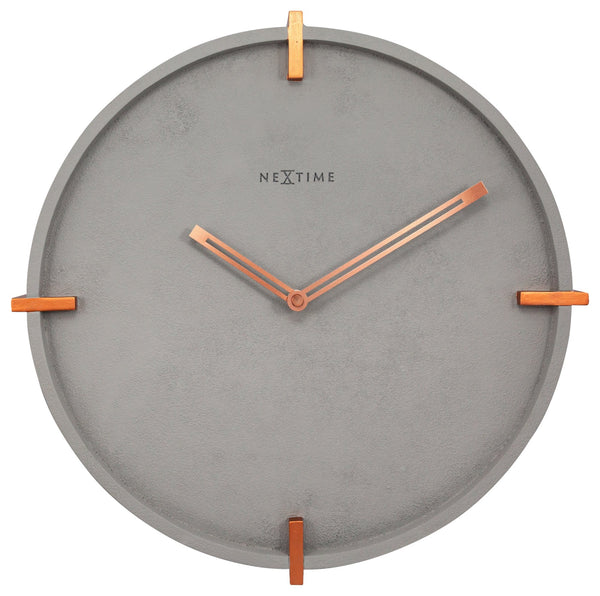 Wall clock -  32 cm - Concrete - 'Mohawk Wall'