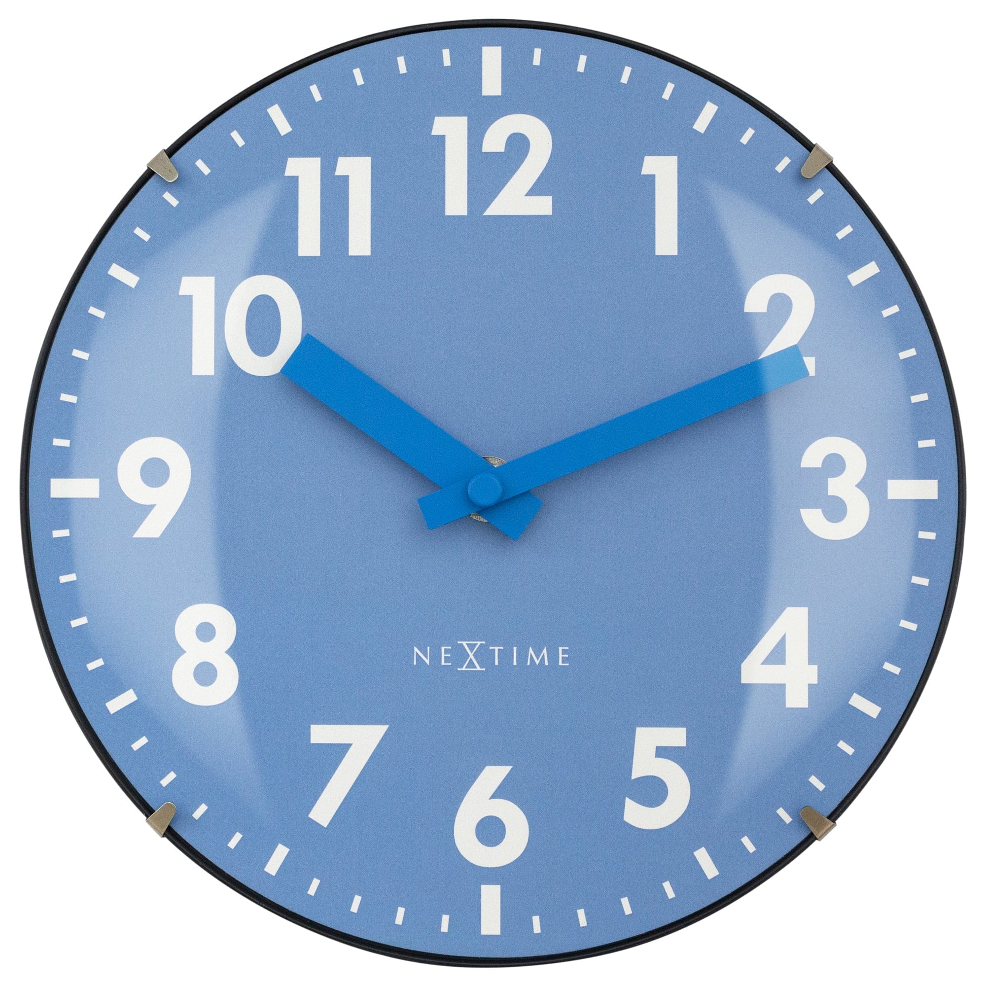 Table/Wall clock 20cm - Domed glass lens - Silent - Glass - "Duomo Mini"