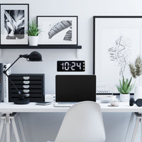 Table/Wall Clock 27.2x10.8x3cm-LED-ABS-NeXtime 'Digital Clock'