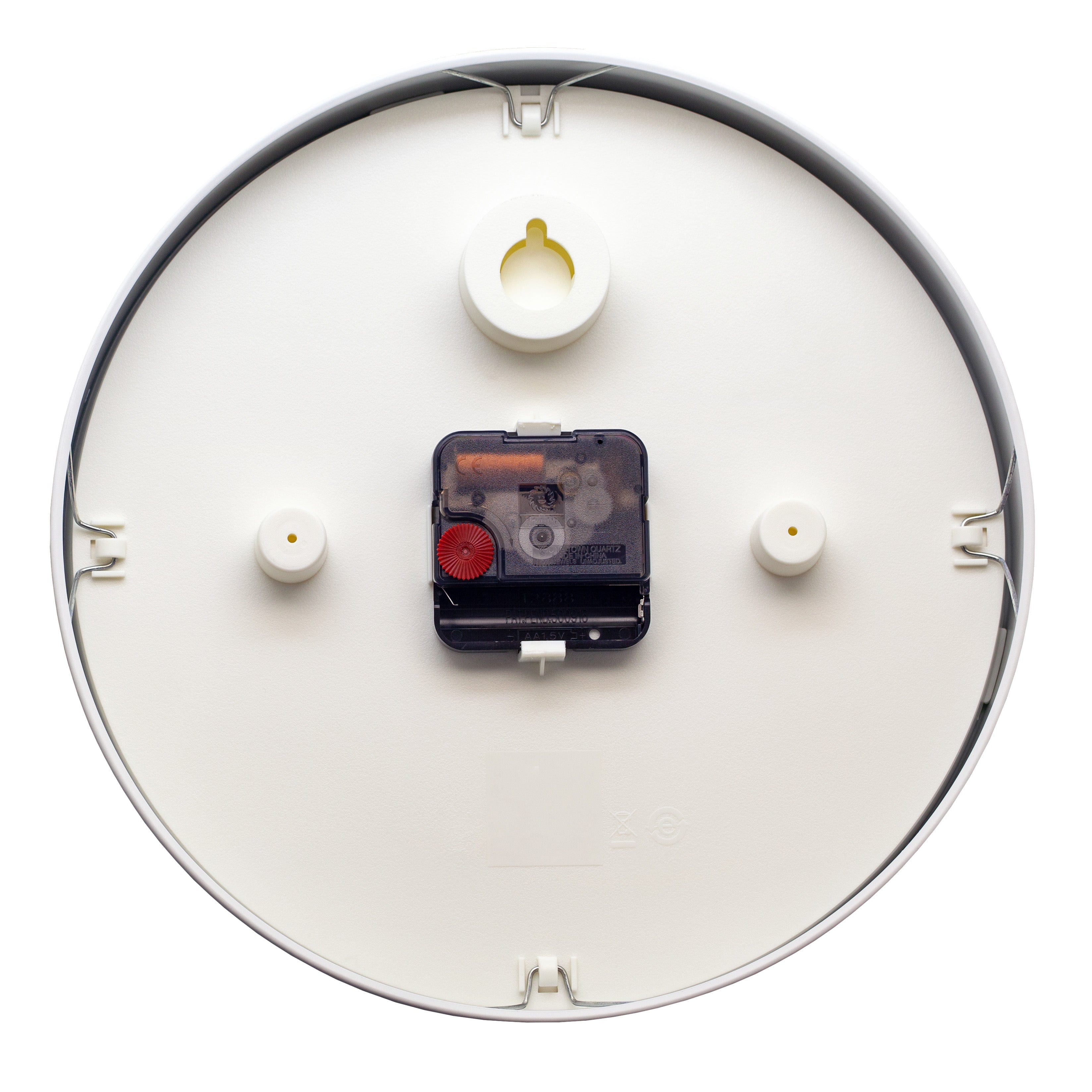 Wall Clock 25cm-Silent-Metal-NeXtime 'Retro II'