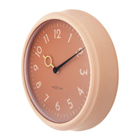 Wall Clock 30.5cm-Silent-ABS-NeXtime 'Golden Hour Wall'