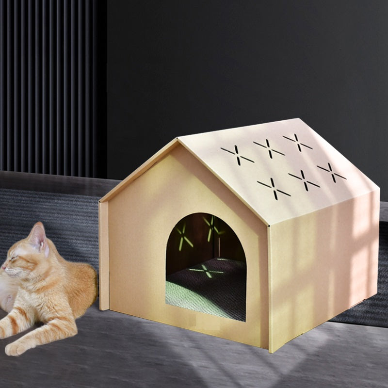 Kattenhuis van karton - Krab en speelhuisje voor katten