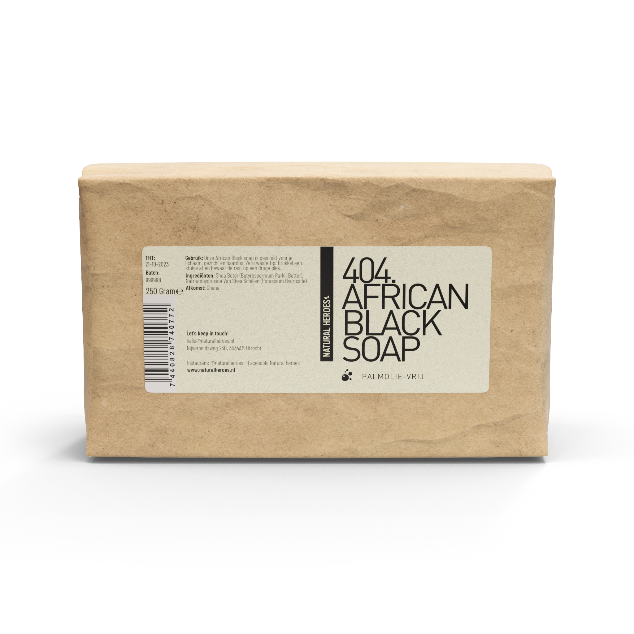 African Black Soap (Palmolie-Vrij)
