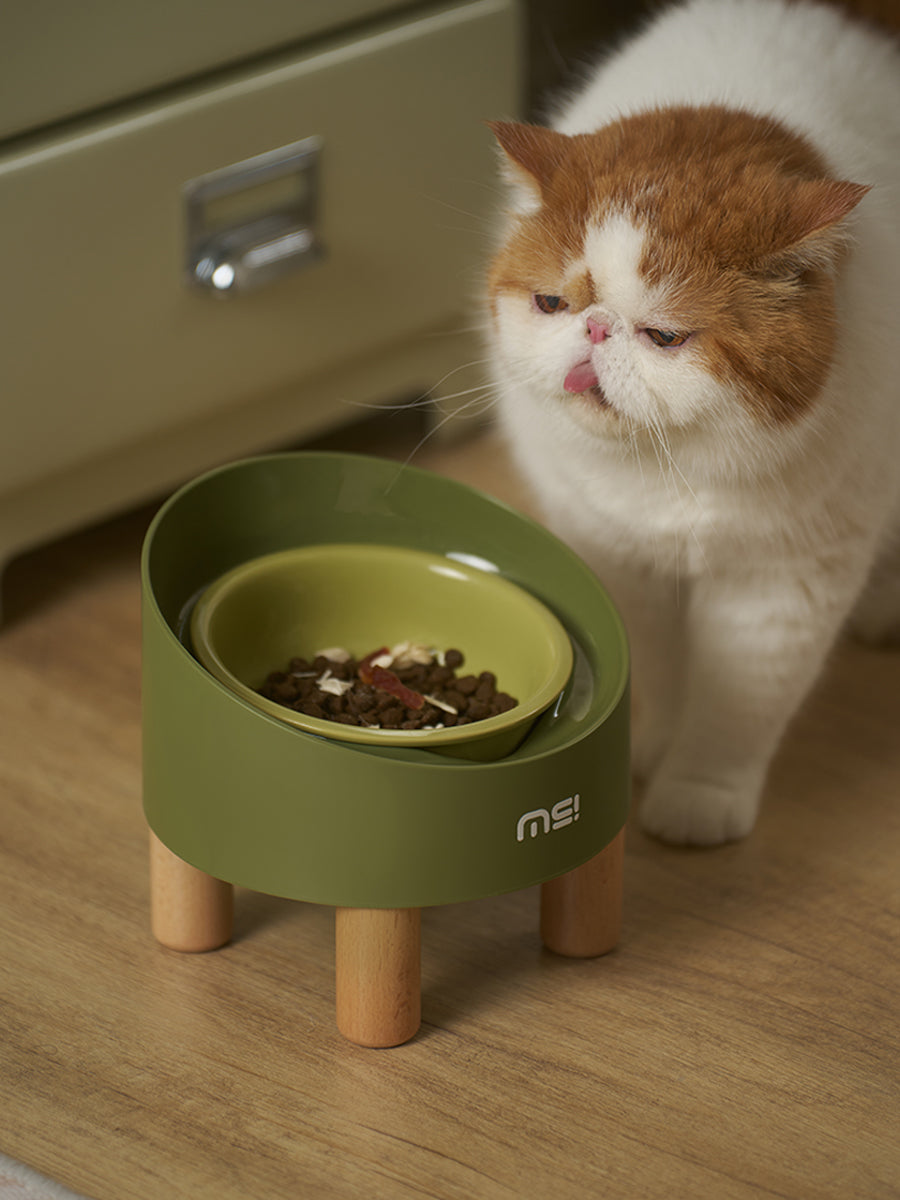 MakeSure Rolls in hoogte verstelbare voerbak keramiek