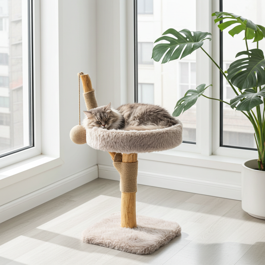 LUNA krabpaal – Stabiele klimpaal voor katten
