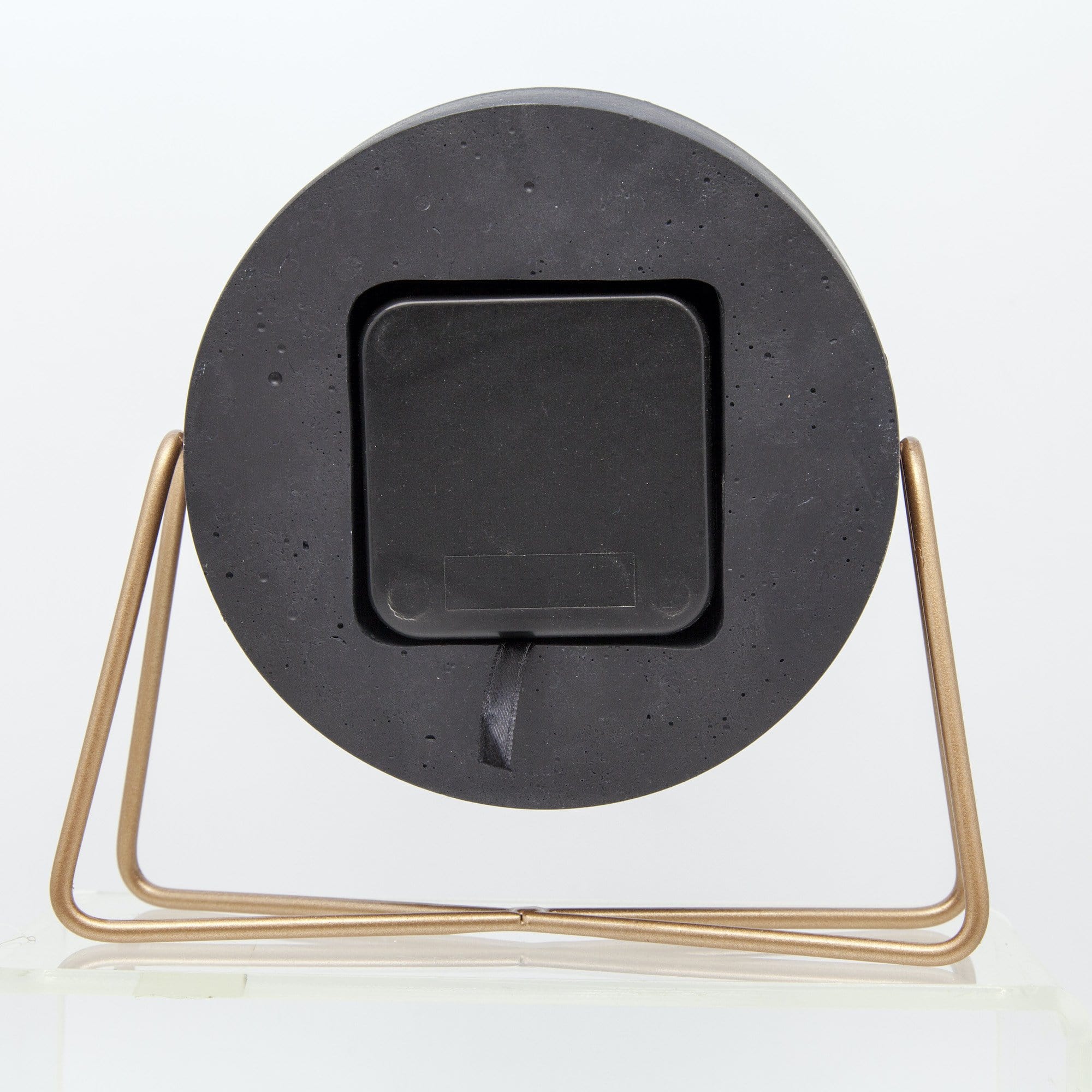 Table clock - 17.5 x 15.5 x 5 cm - Polyresin