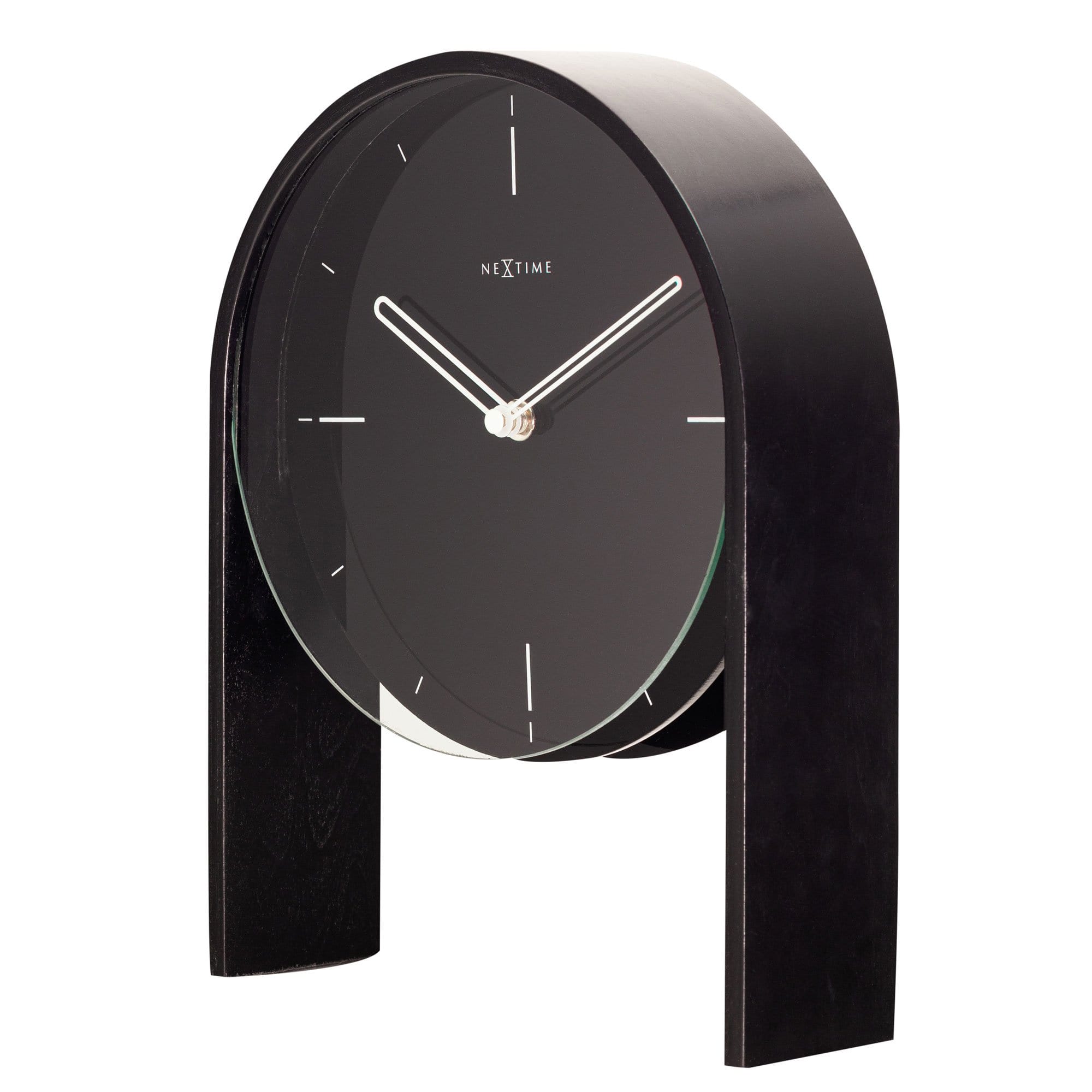 Table clock - 27 x 21 x 6,5 cm - Wood - 'Noa Table'