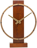 Table / Wall clock - 34 x 27 cm - Wood/Steel -  'Carl Small'