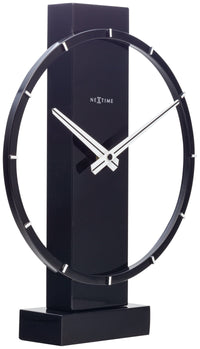 Table / Wall clock - 34 x 27 cm - Wood/Steel - 'Carl Small'