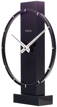 Table / Wall clock - 34 x 27 cm - Wood/Steel - 'Carl Small'
