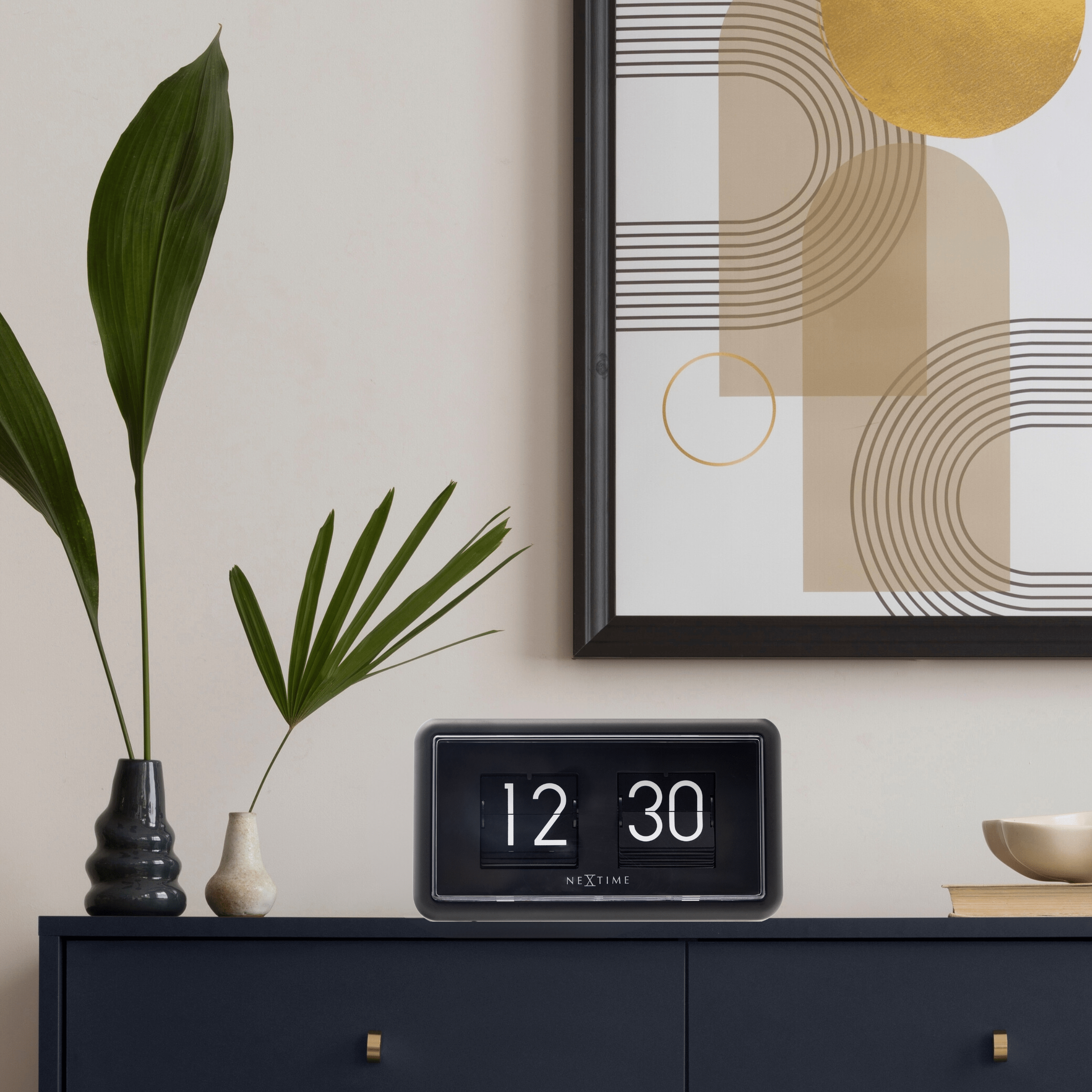 Flip Clock - Table or Wall Clock - 18x10x7cm